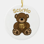 SKORPION Tierkreis-Astrologie-Teddybären Weinachtsornamente