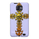 Skull Gold Cross Samsung Galaxy ケース