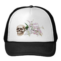 SkullFlowers051409 Caps