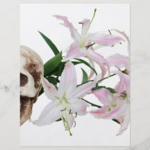 SkullFlowers051409 Flyer Druck