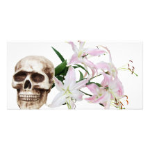 SkullFlowers051409 Fotokartenvorlagen