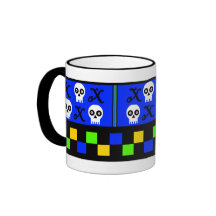SKULLY CHECKERBONES TEE TASSE