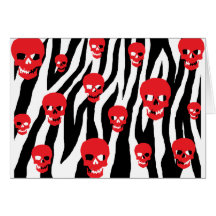 Skully PopZebra Karten