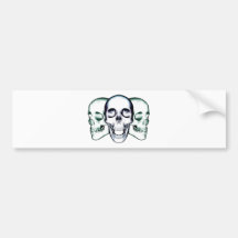 Skullz Auto Sticker