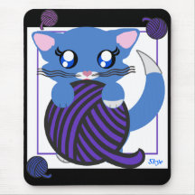 Skye Toon Kätzchen-Miezekatze Mousepad