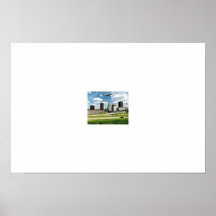 Skyline Akrons Ohio Poster