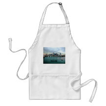 Skyline Miamis Florida Schürze