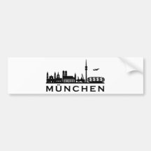Skyline München Auto Sticker
