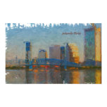 Skyline-Wirtschafts-Posten Jacksonvilles Florida i poster