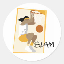 Slam Dunk-Basketball Sticker