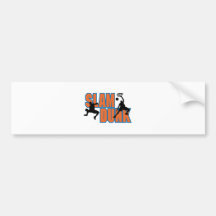 Slam Dunkbasketballentwurf Auto Sticker