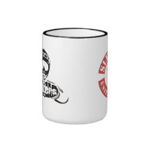 Sledders.com-Ikone und Logo-weiße/schwarze Kaffeet