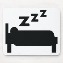 Sleepyhead zzz Schlafen mousepads