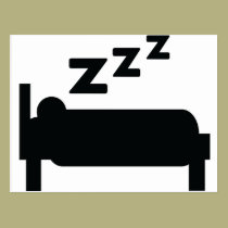 Sleepyhead zzz Schlafen postkarten