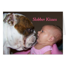 Slobberküsse Valentinstagkarte Hilfsrettung
