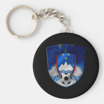 Slovenija Futbal Nogomet Dunkelheitsemblem Schlüsselband