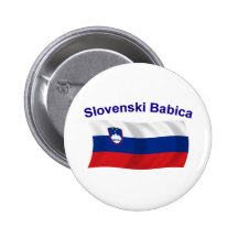 Slovenski Babica (Großmutter) Anstecknadel