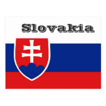 Slowakei-Flagge Postkarten