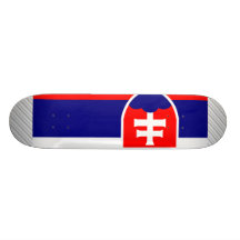 Slowakei-Flagge Skateboardbretter