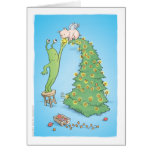 sluggo und der pigangel Baum Grußkarten