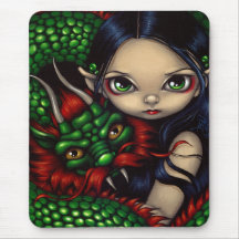 "Smaragdwächter" Mousepad