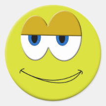 Smiley-Aufkleber
