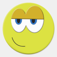 Smiley-Aufkleber