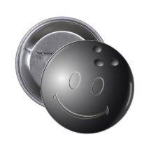 SMILEY-BOWLINGS-BALL ANSTECKNADELBUTTONS