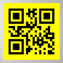 Smiley ☺ glückliches Gesicht -- QR Code Posterdrucke