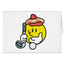 Smiley-Golf Grußkarten