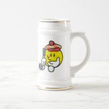 Smiley-Golf-T-Shirts und Geschenke Teetasse