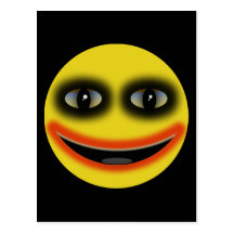 Smiley-Joker Obama Postkarte