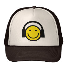 Smiley-Kopfhörer Netzmützen