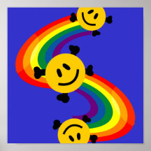 smiley mit den Querknochen Posterdrucke