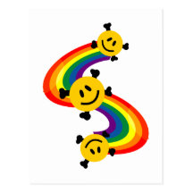 Smiley mit den Querknochen Postkarten