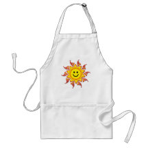 SMILEY-SONNE SCHÜRZEN