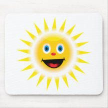 Smiley Sun Mauspads