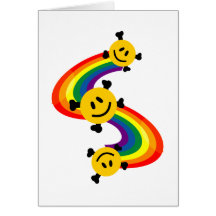 smileygesicht mit den Querknochen Grußkarten