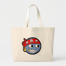 smilie Pirat Tragetaschen