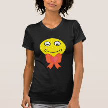 Smilie Schleife smiley bow Tshirts