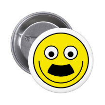 Smilie Schnurrbart smiley moustache Button