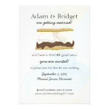 S'mores Save the Date Einladungen