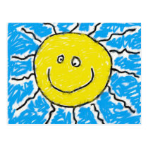 Smudgy Sun postkarten