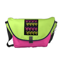 snazzy Neongänseblümchentasche Kuriertasche