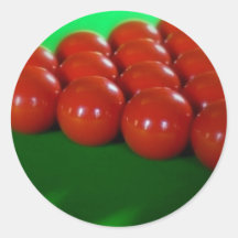 Snooker Runder Aufkleber