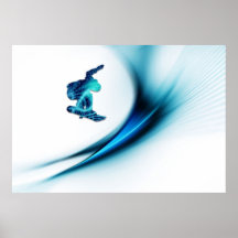 Snowboard-Entwurfs-Druck Posterdruck