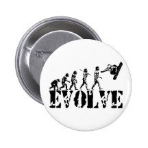 Snowboard Snowbording Sport-Evolutions-Kunst Anstecknadel