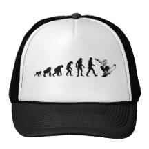 Snowboarder-Evolutions-Hut Baseballcaps