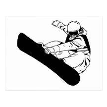 Snowboarding 3 postkarten