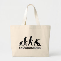 Snowboarding-Evolution Einkaufstasche
